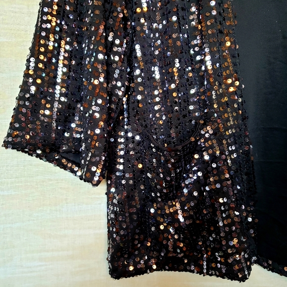 Nasty Gal M glam sequin kimono jacket - Picture 3 of 4